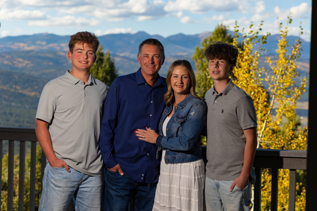 Private home family photos in Angel Fire, NM